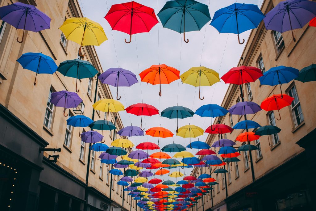 parapluies couleur